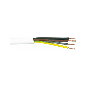 RKK (H05VV-F), 4G1,5 mm², Vit, R100, 300/500V