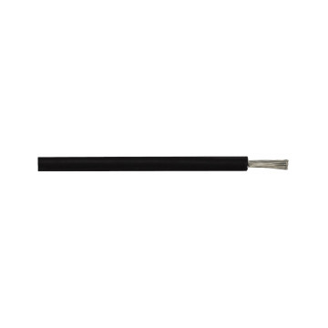 Solcellskabel DC (H1Z2Z2-K), 1x6 mm², Svart