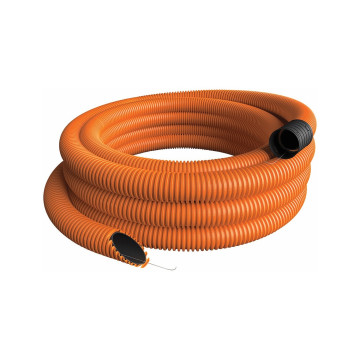 Kabelskyddsrör med dragtråd, SRN, Ø50/40mm, orange