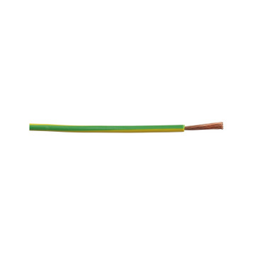 RK (H07V-K), 1x4 mm², Grön/Gul, R100, 450/750V