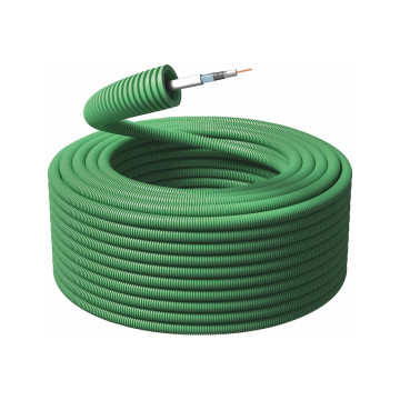Flexrör Koax RG6T 1,02mm, Ø16mm, 100m, Ring