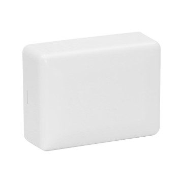  Kopplingsdosa med snäpplock, 1x 3-pol, 100x75x40 mm, Vit