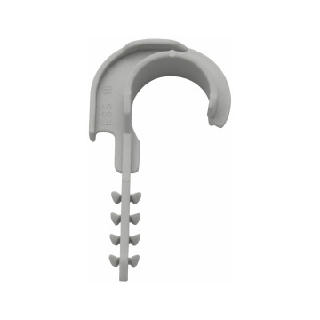 Kabel och rörfäste ESS, 16-20 mm, Grå, 200st/förp