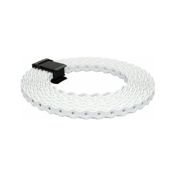 Förläggningsband, Vit, 12 mm, Ø 4 mm