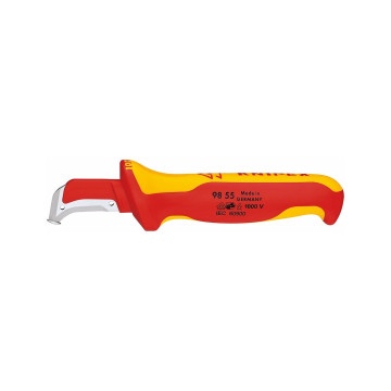 Avmantlingskniv – Isolerad 1000V, Knipex