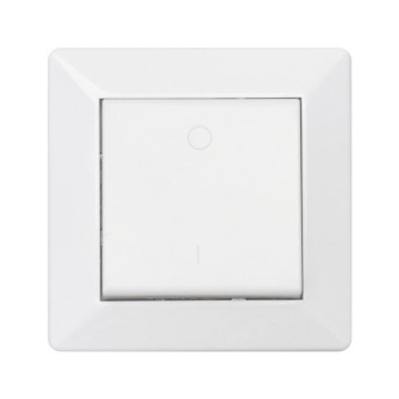 Delta Strömbrytare, Utan glimlampa, 2-pol, RAL 9001