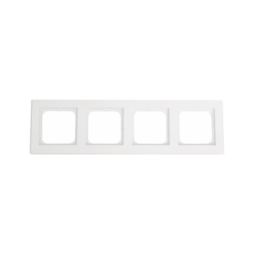 Kombinationsram Optima, 4-fack, Signalvit 