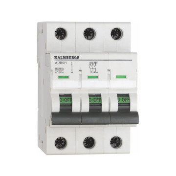 Minibrytare Malmbergs, 50A, 3P, B-Typ