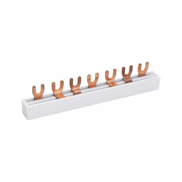 Fasskena 3-fas, Gaffel, 3-P, 10 mm², 7 moduler