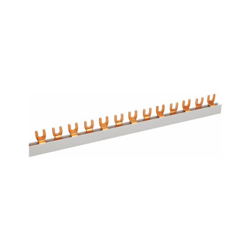 Fasskena 1-fas, 2-polig, Gaffel, 1+N-pol, 10 mm², 57 moduler