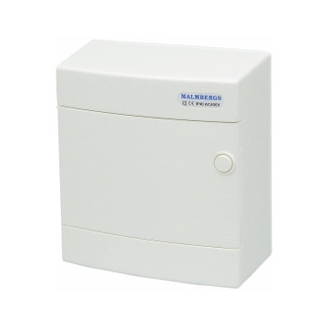 Normkapsling, ABS-Plast, 8 moduler, IP40