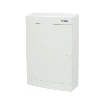 Normkapsling, ABS-Plast, 54 moduler, IP40