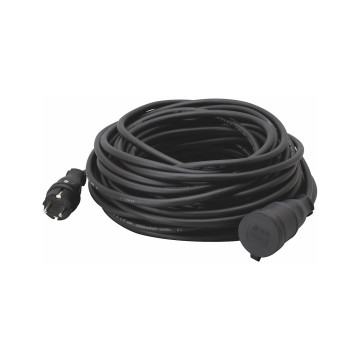 Skarvkabel Stage, 1-fas, Svart, 15 m,  IP44