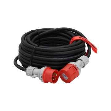 Skarvkabel CEE, 5G2,5 mm², 16A, 25 m, 3-fas, IP44