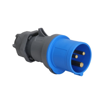 Stickpropp, 16A, 2P+J, 6h, 230V, IP44
