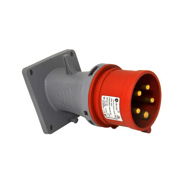 Panelintag, Infällt, Snett, 32A, 3P+N+J, 400V, 6h, IP44 (85x85)