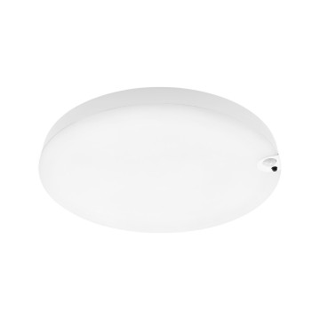 Plafond M-Disc, 8-18W, CCT 2700-5000K, IP20, PIR med grundljus