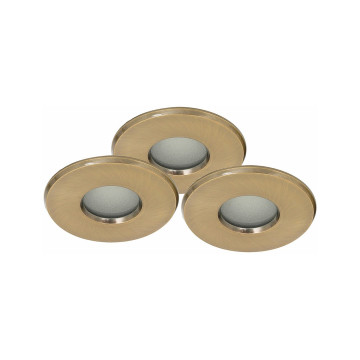 Downlightset, 12V, MD-54S, Antikmässing, IP44