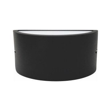 Fasadarmatur Nottingham, Svart, Opal, E27, IP44