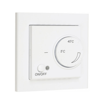 Golvvärmetermostat Optima, 3200W, Signalvit 