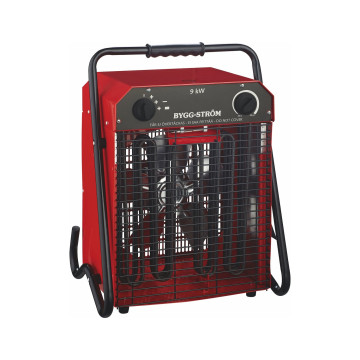 Byggfläkt, Stativ,  9kW, 400V, Röd, IP44