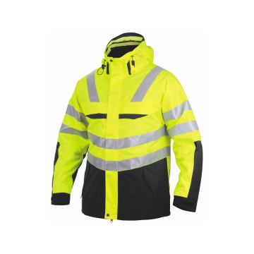 Fodrad funktionsjacka, Varsel, Klass 3, S