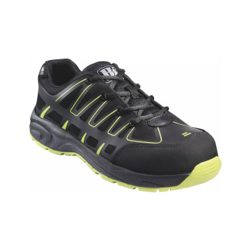 Skyddssko, EN345 S1P, Svart/gul, 45