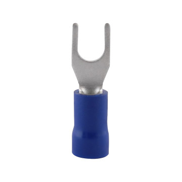 Gaffelkabelsko, Isolerad, 1,0-2,5 mm², Blå, 100 st/frp