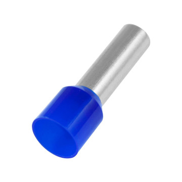 Ändhylsa, Isolerad, 2,5 mm², Blå, 100 st/frp