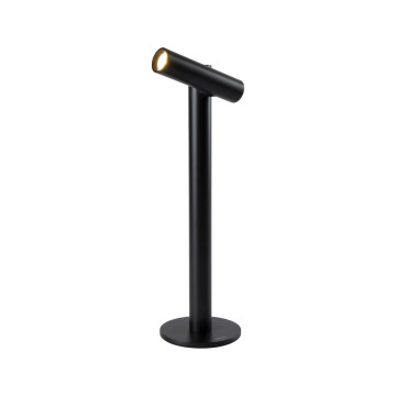 Batterilampa, Zoom Desk, Svart, 3000K