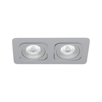 Downlight MD-125, LED, 2x6W, Silver, IP21