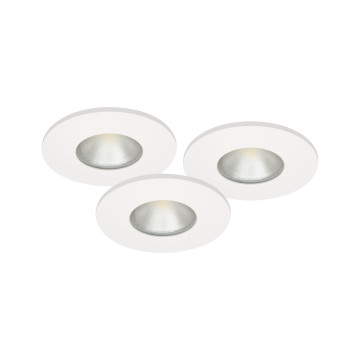 Downlightset MD-315, LED, 230V, Vit, IP44