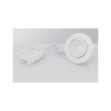 Downlight MD-230, LED, 5W, Vit, IP44