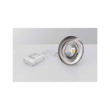 Downlight MD-360, LED, 6W, Satin, AC-Chip, IP44
