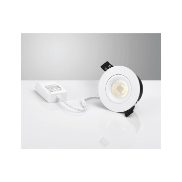 Downlight Yar, LED, 580 lm, 1290 cd, 2700K, 230V