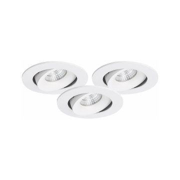 Bluetooth LED-downlightset, MD-70 Tune, 3x6W, 230V, DIM