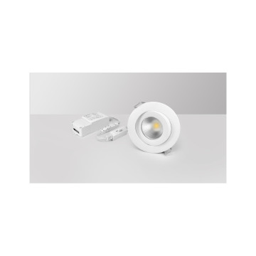 Downlight MD-361 CCT, 690 lm, 2700/3000/4000K, 230V, IP44 