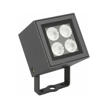 Väggspotlight Brick, Mörkgrå, 7W LED, IP65