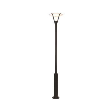 Stolplykta Eklof, LED, Mörkgrå, 1x15,7W, IP54