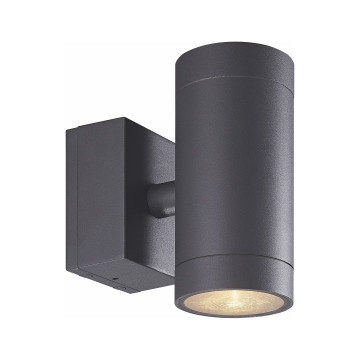 Väggarmatur Eklof LED III, LED, Mörkgrå, IP54