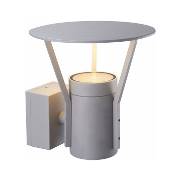 Väggarmatur Eklof IV, LED, Silver, IP54