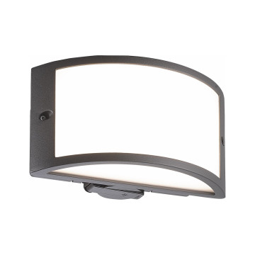 Väggarmatur Leeds II LED, Grå, IP54