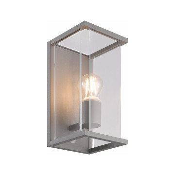 Väggarmatur Bore PIR, Silver, IP54