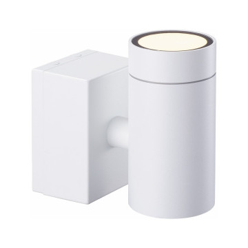 Väggarmatur Eklof VI, Vit, GU10, Vit, IP54