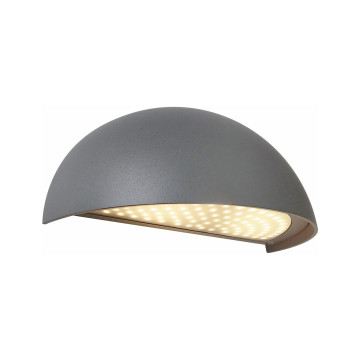 Väggarmatur Boda, LED, Mörkgrå, 3000K, IP54