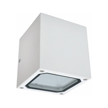Väggarmatur Cube II, Vit, 7W, G9, IP54
