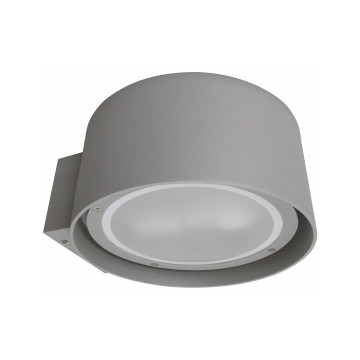 Väggarmatur Loholm, Silver, 15W, E27, IP54
