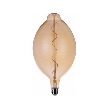 Filament LED-lampa, BT180, Amber, 4W, E27, 230V, Dim, MB