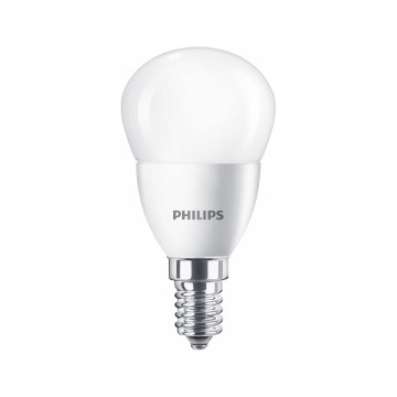 LED-lampa, Klot, Matt, 4W, E14, 230V, Ph